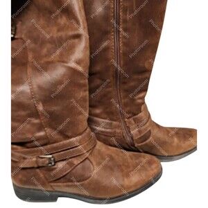 Baretraps Boots Size 7.5 Alysha Brown Side Zip